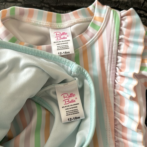 RuffleButts Toddler Swim Suit - Picture 3 of 3